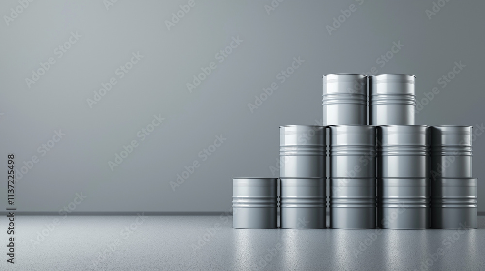 Oil barrels stacked in storage, symbolizing the global reliance on fossil fuels and the need for sustainable energy solutions. Oil barrels stacked in storage, symbolizing the global reliance on fossil fuels and the need for sustainable energy solutions.