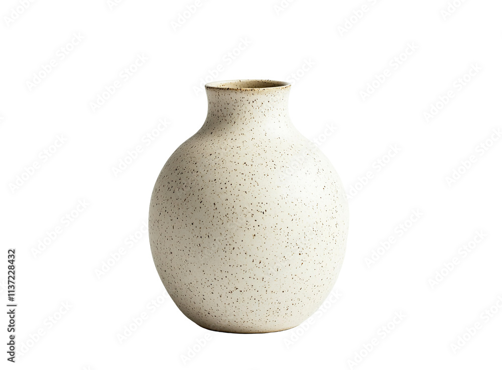 Artistic Speckled Ceramic Vase Accent Artistic Speckled Ceramic Vase Accent