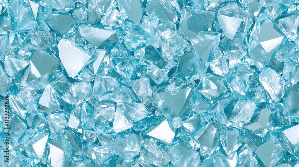 Sparkling Blue Crystal Gems for Background Decoration or Design Sparkling Blue Crystal Gems for Background Decoration or Design