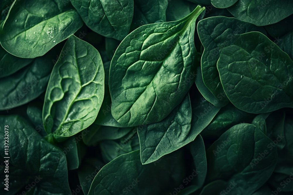 Pile of fresh green leaves, arranged neatly on top of each other. Pile of fresh green leaves, arranged neatly on top of each other.