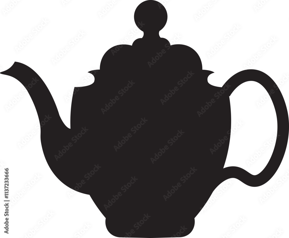 Teapot icon in flat style. Morning tea or coffee vector. Household kitchenware, breakfast mascot illustration. Kettle silhouette vector design graphic element isolated on transparent background. Teapot icon in flat style. Morning tea or coffee vector. Household kitchenware, breakfast mascot illustration. Kettle silhouette vector design graphic element isolated on transparent background.