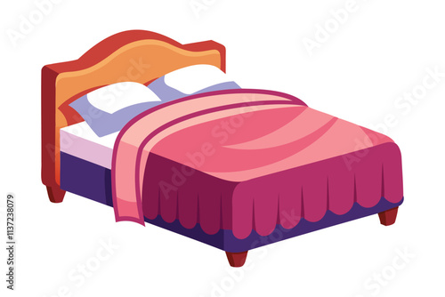 modern bedspread vector art for bedroom decor and textile design