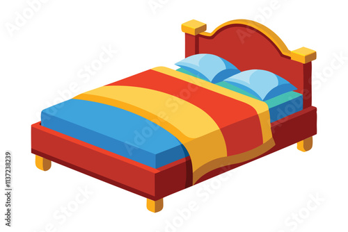 modern bedspread vector art for bedroom decor and textile design