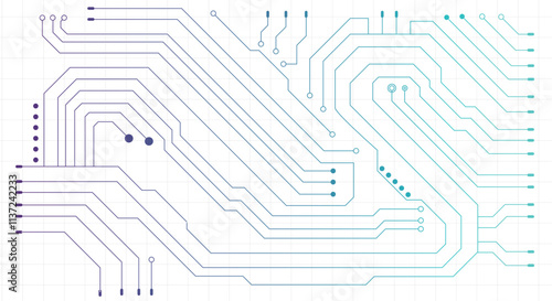 Abstract futuristic circuit board technology background. Vector abstract circuit board.