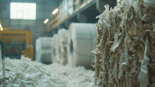 Paper Mill: A production plant that turns wood pulp into paper products like tissue, sheets, and cardboard, providing essential materials for various commercial uses.
 photo