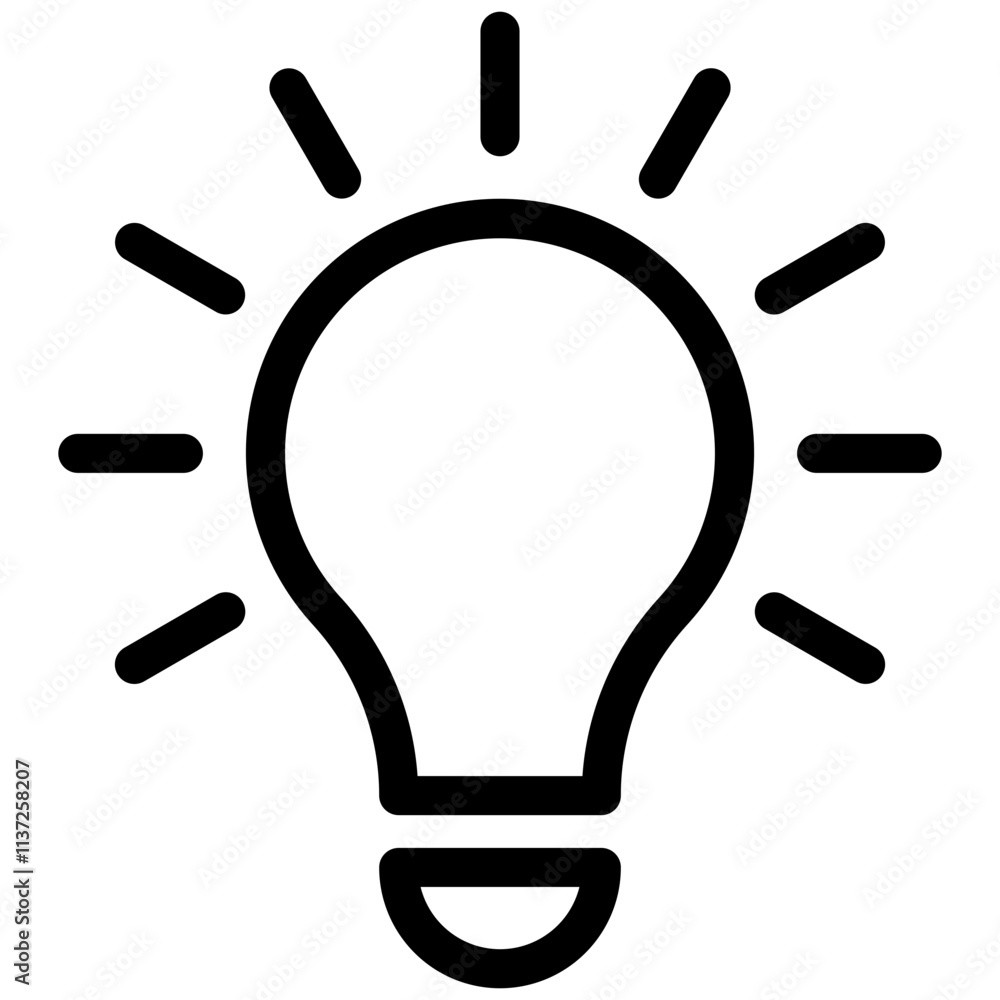 bulb Vector, Icon Or Logo Sign Isolated Symbol Illustration Icon bulb Vector, Icon Or Logo Sign Isolated Symbol Illustration Icon