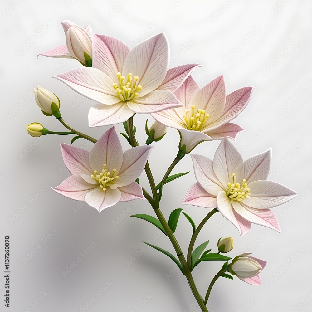 pink and white lilies Elegant arrangement of pastel pink and white lilies Elegant arrangement of pastel