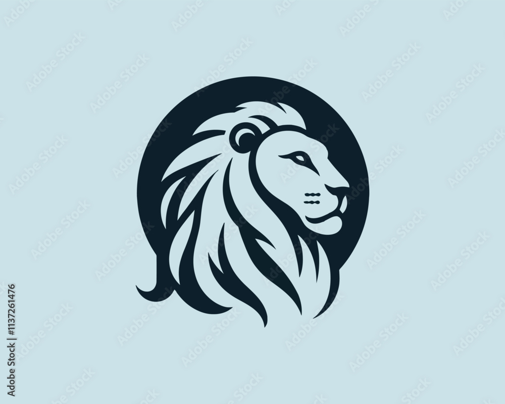 Lion Logo Design Vector Template. Lion Head Logo Icon Vector illustration. Lion Logo Design Vector Template. Lion Head Logo Icon Vector illustration.