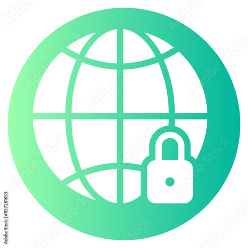 encrypted gradient icon