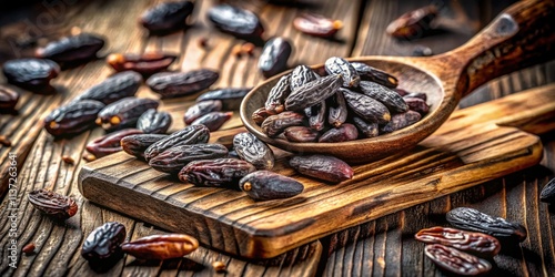 Wallpaper Mural Architectural slow-motion photography reveals the intricate beauty of dried South American tonka beans. Torontodigital.ca