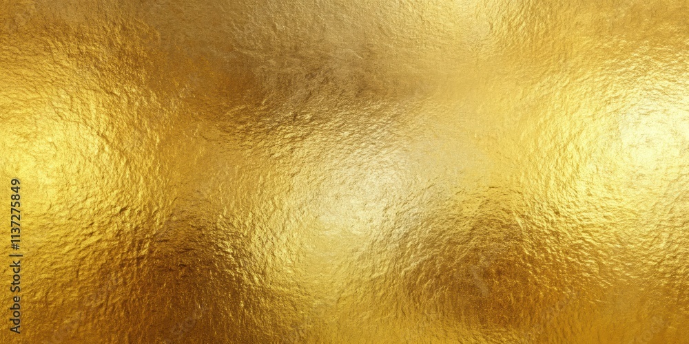 Fototapeta premium Luxurious gold foil background with elegant texture and shine, gold, foil, background, texture, shiny, luxury, elegant
