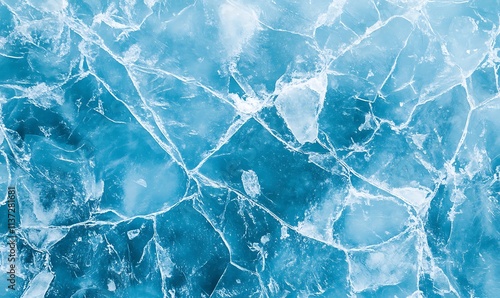 ice texture  Blue background marble wall 