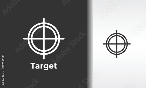 Target Line Vector llustation