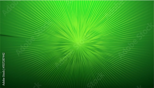 Green background with vector lighting effects for message board and text design
