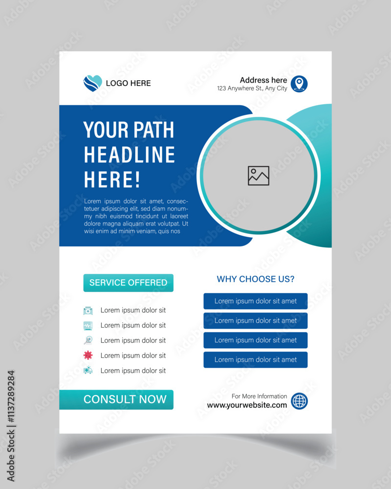 Medical Flyer design template Medical Flyer design template