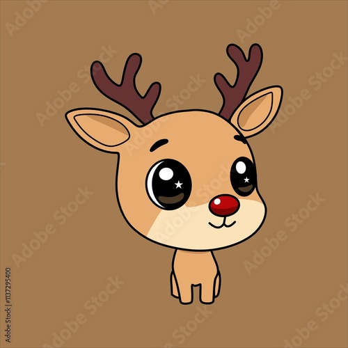 cute and funny Christmas reindeer picture