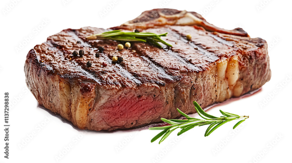 Beef steak on a white background. isolated background. Beef steak on a white background. isolated background.