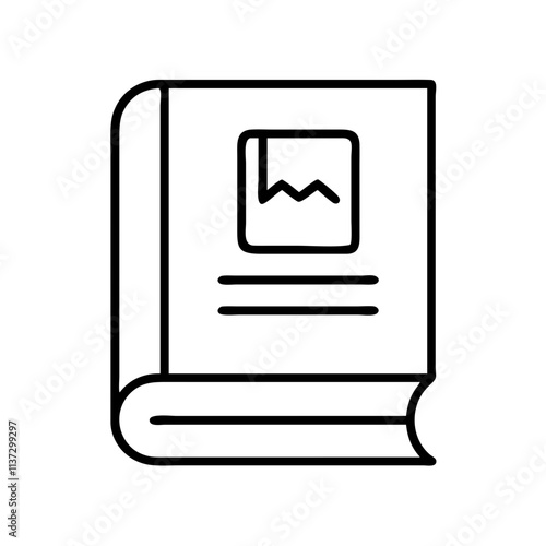 storybook icon, grandparents day line art, grandparents icon - simple black line art icon of storybook, for grandparents day celebrations. grandparents vector art.