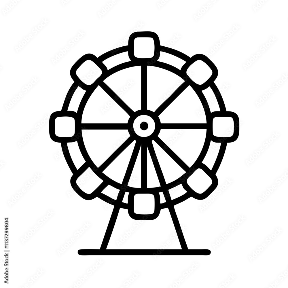 festival ferris wheel icon, oktoberfest line art, oktoberfest icon simple black line art icon of festival ferris wheel, for oktoberfest celebrations oktoberfest vector art festival ferris wheel icon, oktoberfest line art, oktoberfest icon simple black line art icon of festival ferris wheel, for oktoberfest celebrations oktoberfest vector art
