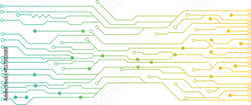Abstract futuristic circuit board technology background. Vector abstract circuit board.