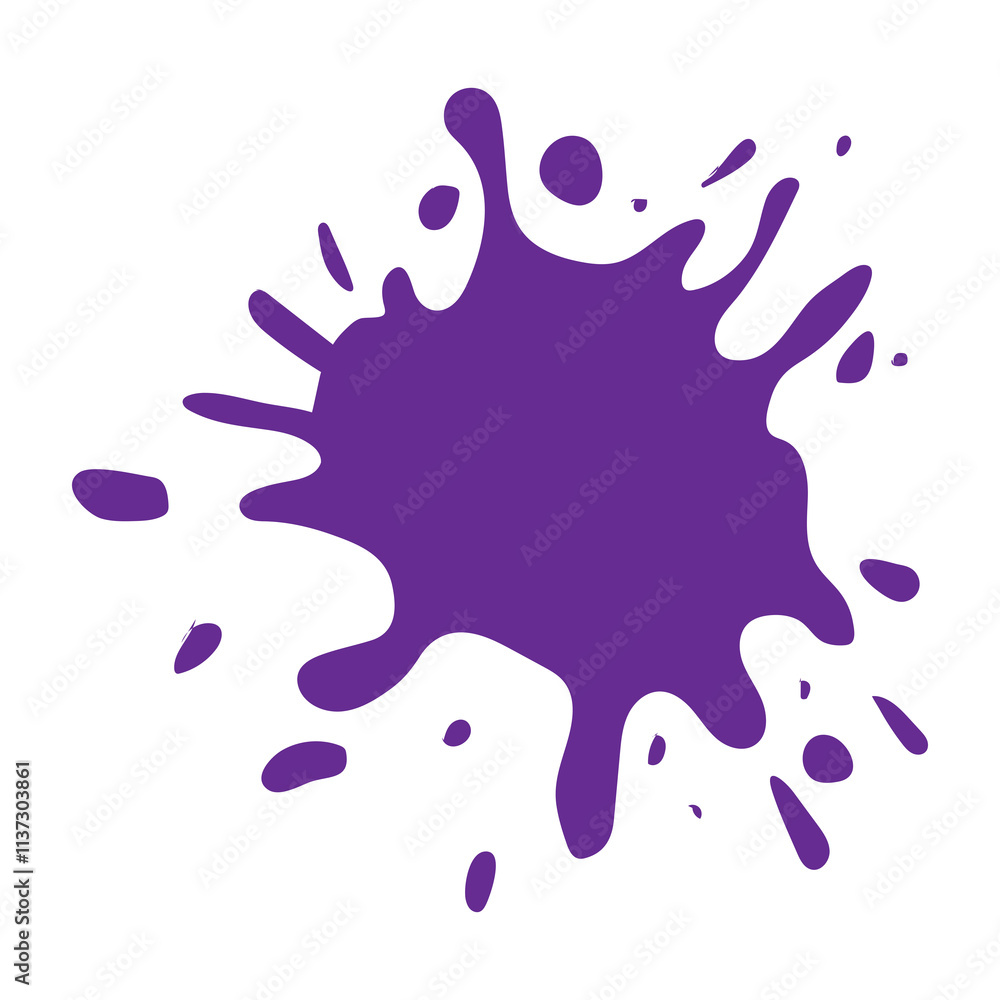 Colorful ink spots Splash splatter abstract shape PNG Colorful ink spots Splash splatter abstract shape PNG