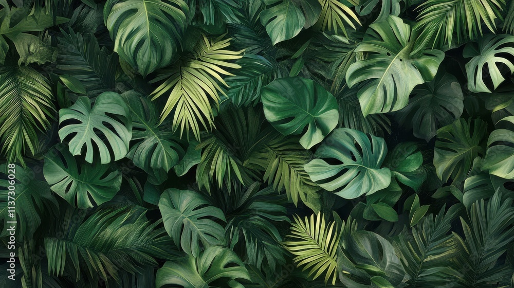 Amazon tropical greenery creating a dense canopy creates picture Amazon tropical greenery creating a dense canopy creates picture