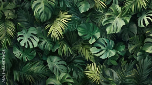 Wallpaper Mural Amazon tropical greenery creating a dense canopy creates picture Torontodigital.ca