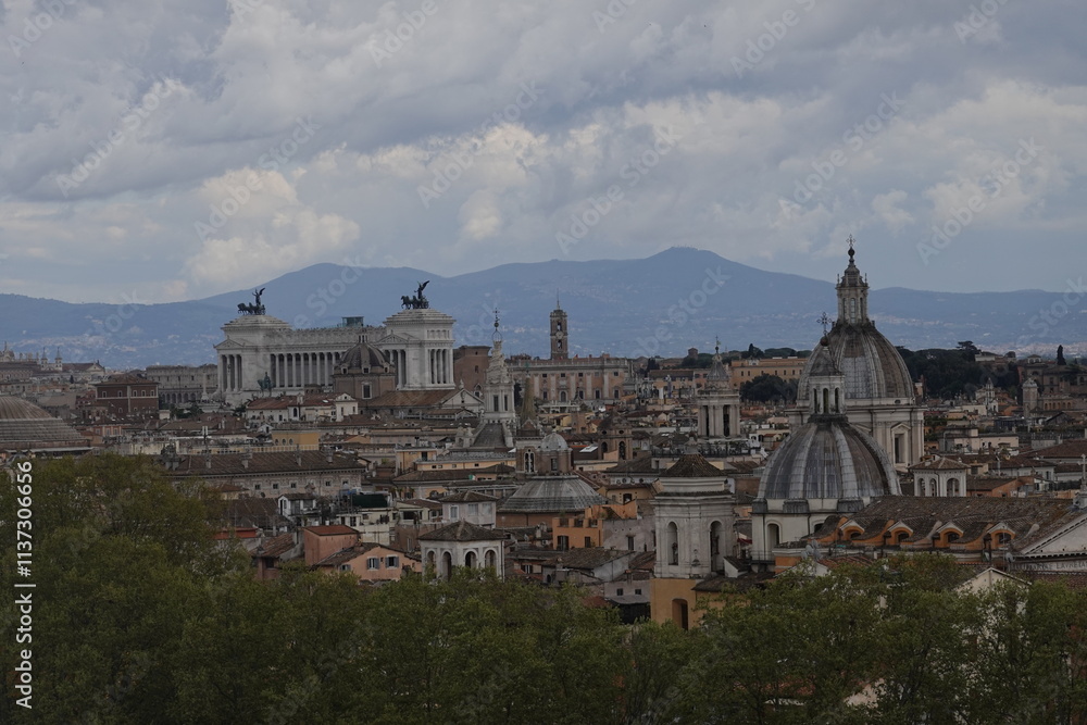 Fototapeta premium view of Roma