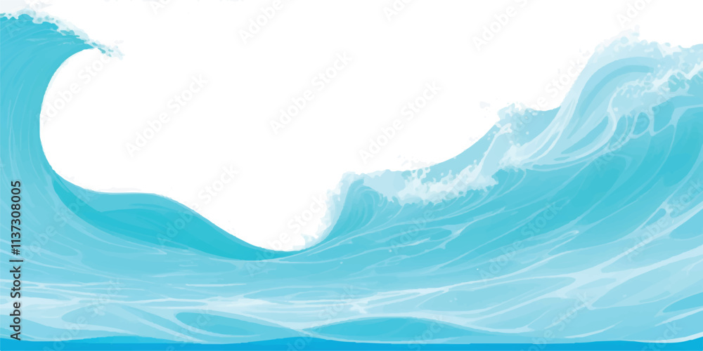 Transparent abstract soft green and blue abstract water color ocean wave texture background. Banner Graphic Resource as background for ocean wave and water wave abstract graphics Transparent abstract soft green and blue abstract water color ocean wave texture background. Banner Graphic Resource as background for ocean wave and water wave abstract graphics