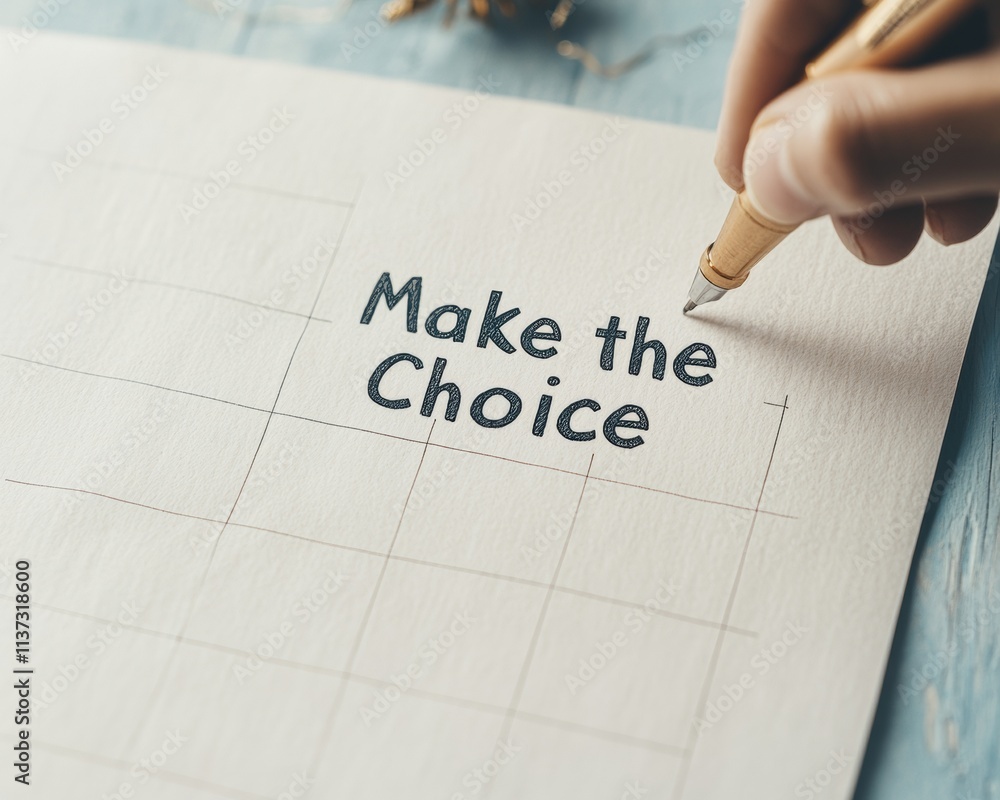 Make Up Your Mind Day Decision-Making Symbolism with Calendar Detail and Tools Make Up Your Mind Day Decision-Making Symbolism with Calendar Detail and Tools