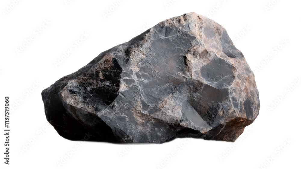 Big stone isolated on a transparent background Big stone isolated on a transparent background