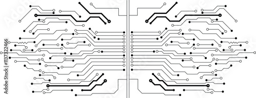 Electronics board. Circuit board electronic hi tech pattern. abstract computer chip. Abstract black technology background. 