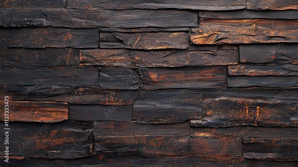 Explore the beauty of this textured wooden wall featuring rich dark brown tones and natural grain patterns, perfect for enhancing rustic or modern interior spaces. Explore the beauty of this textured wooden wall featuring rich dark brown tones and natural grain patterns, perfect for enhancing rustic or modern interior spaces.