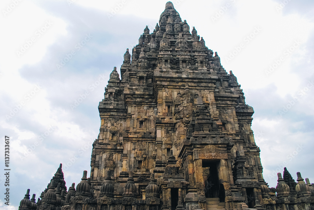 Prambanan Temple is the largest Hindu temple building in Indonesia which was built in the 9th century AD. Prambanan Temple is the largest Hindu temple building in Indonesia which was built in the 9th century AD.