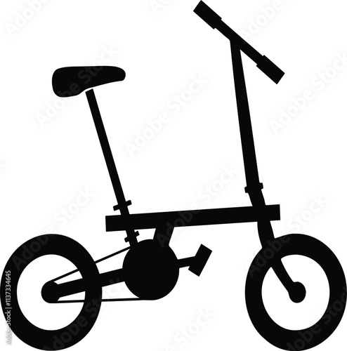 Folding Bike icon bike vector symbol