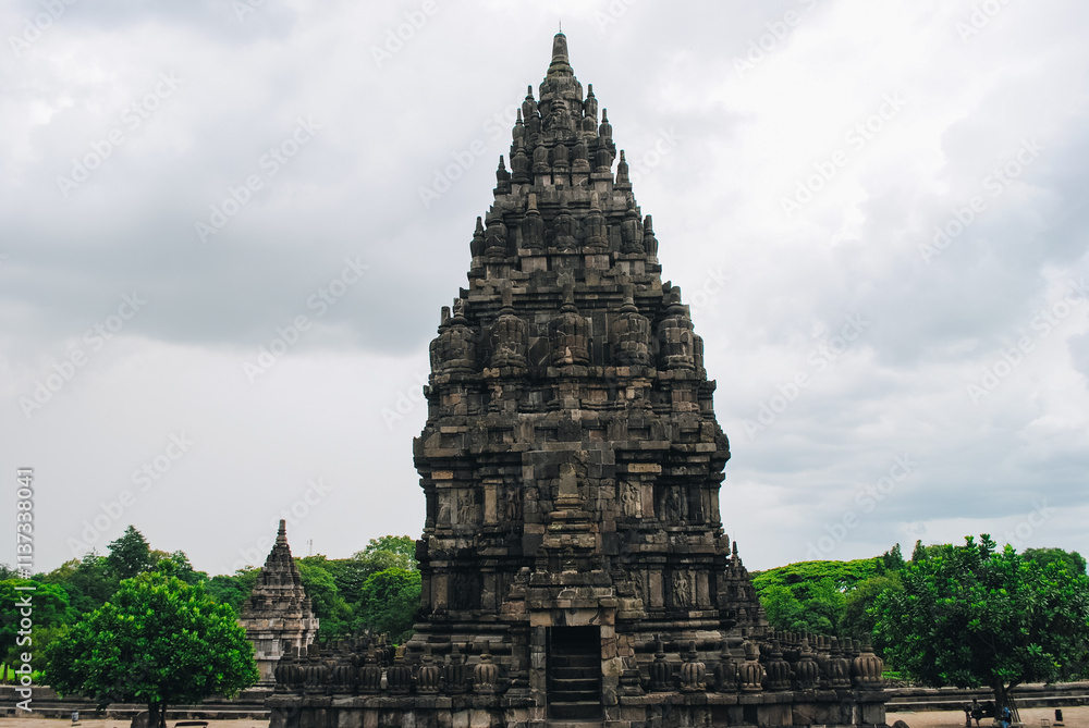 Prambanan Temple is the largest Hindu temple building in Indonesia which was built in the 9th century AD. Prambanan Temple is the largest Hindu temple building in Indonesia which was built in the 9th century AD.