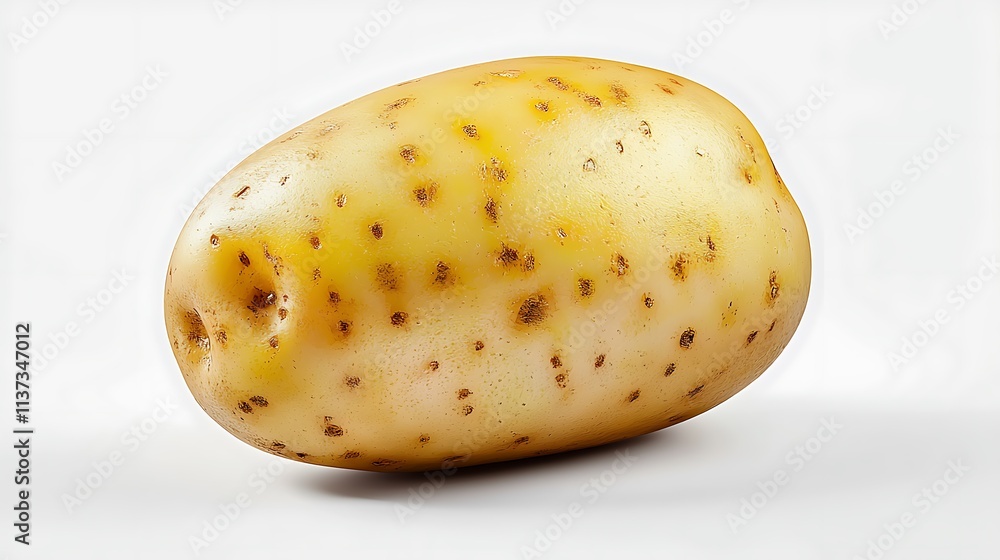 Single Yellow Potato Fresh Produce Food Photography Culinary Image Tuber Ingredient Diet Nutrition Single Yellow Potato Fresh Produce Food Photography Culinary Image Tuber Ingredient Diet Nutrition