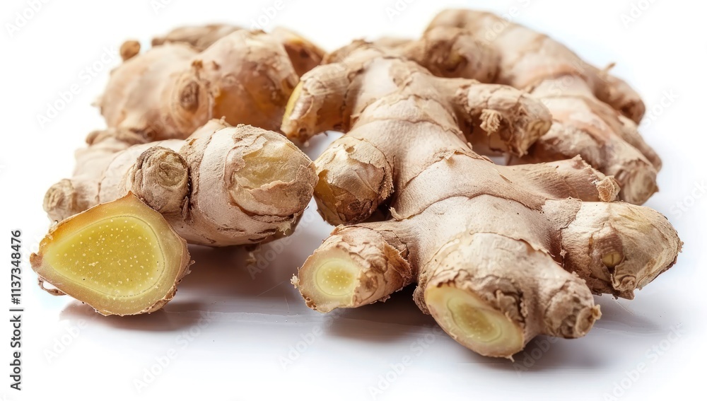 Ginger Root Close-Up Ginger Root Close-Up