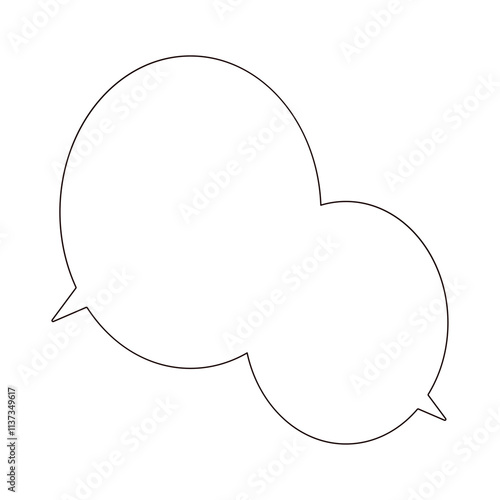 フキダシのイラスト