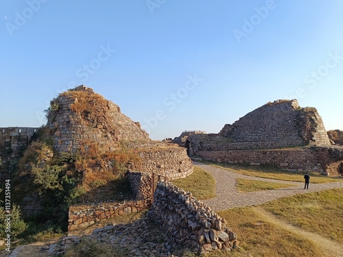 Delhi , India - Tughlakabad Fort Delhi , A picture of Tughlakabad Fort in Delhi dec 10 2024