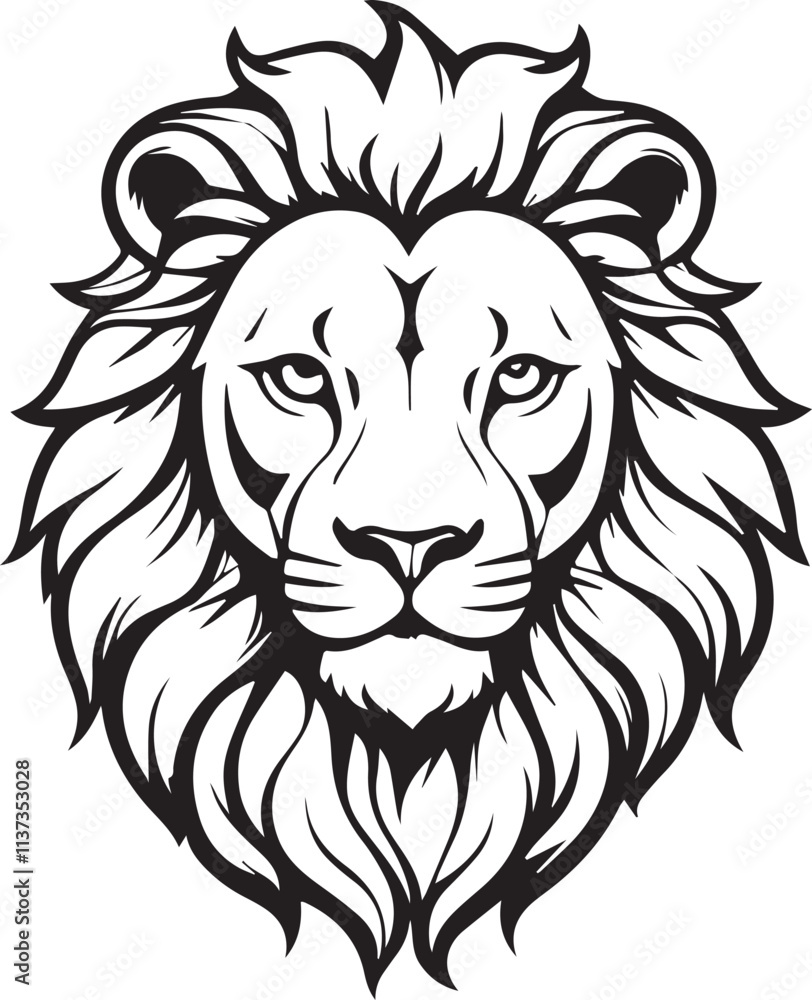lion head vector lion head vector