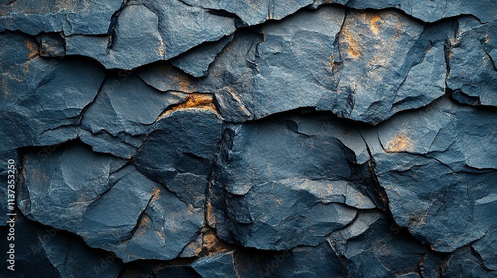 Dark Blue Rugged Rock Surface Texture Dark Blue Rugged Rock Surface Texture