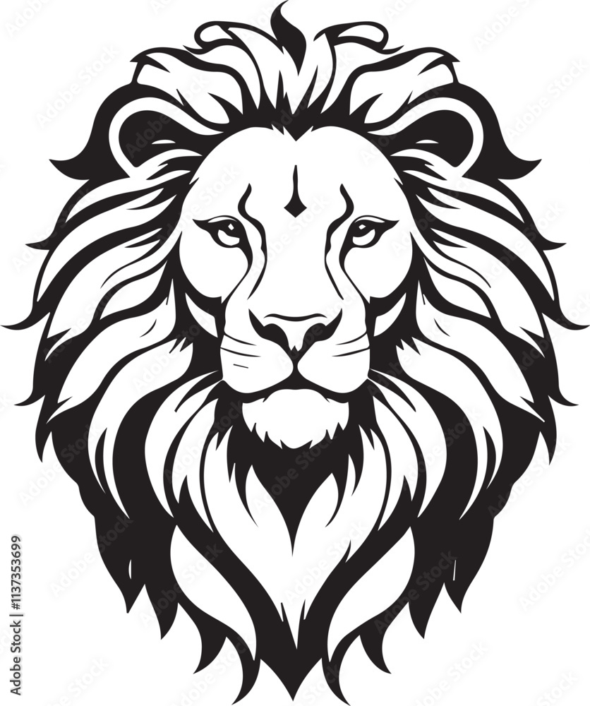 lion head vector lion head vector