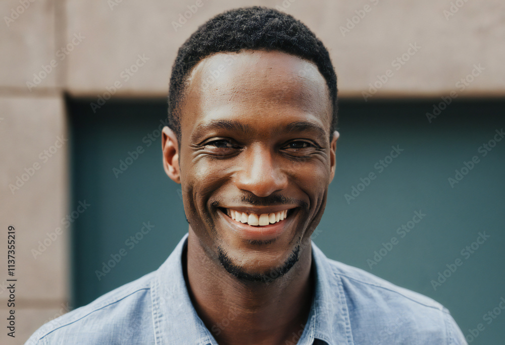 portrait of smiling man showing his white straight teeth. Positive human facial expressions and emotions. portrait of smiling man showing his white straight teeth. Positive human facial expressions and emotions.
