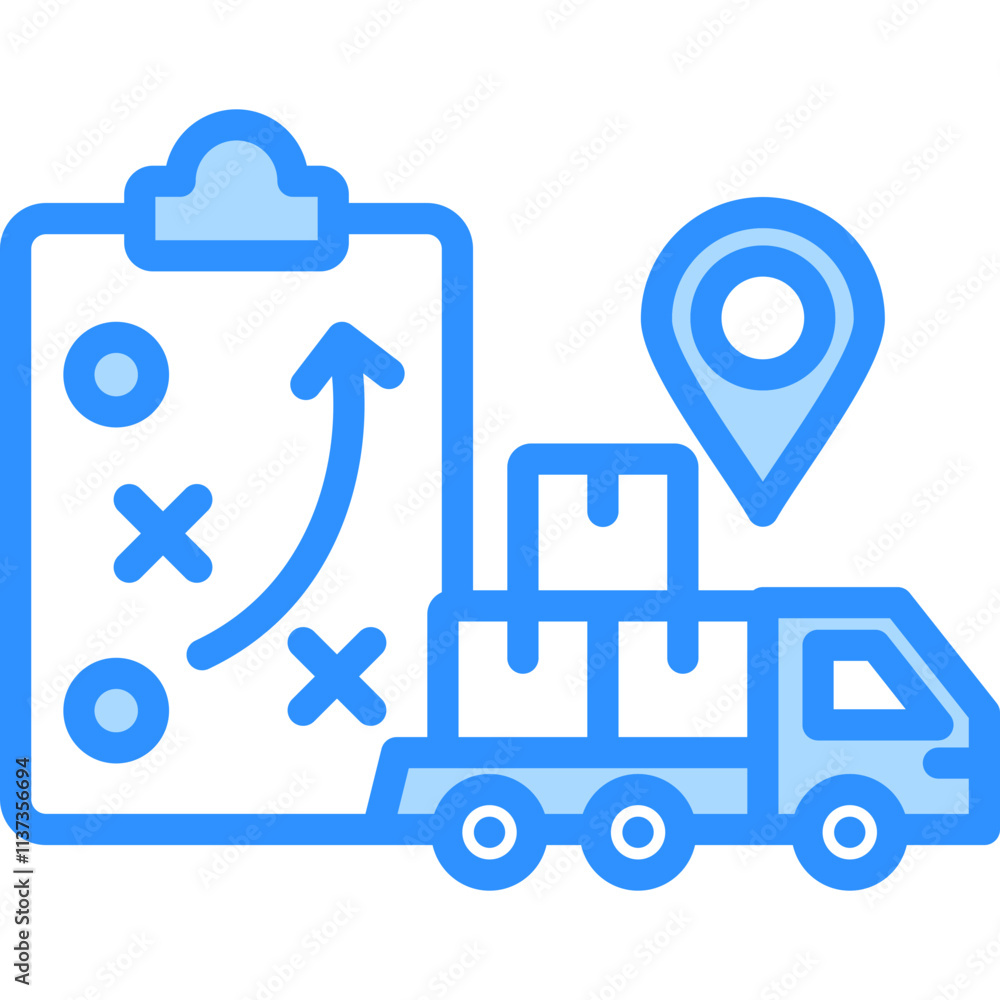 Distribution Strategy Icon Distribution Strategy Icon