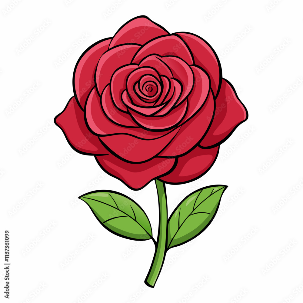 red rose isolated on white red rose isolated on white