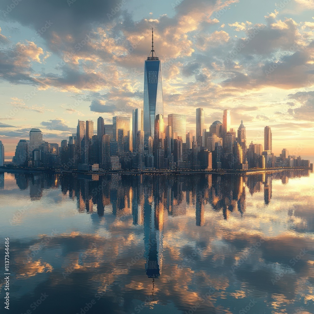 Fototapeta premium Be Part of the Skyline