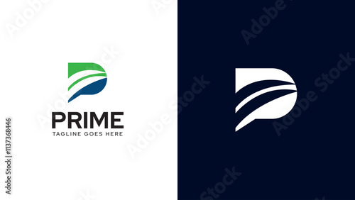 Letter P Prime logo design for various types of businesses and companies.