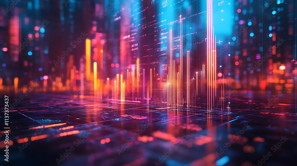 A hyper-realistic glass investment graph with luminous glowing arrows rising dynamically, intricate details in the glass structure, surrounded by holographic financial visuals, A hyper-realistic glass investment graph with luminous glowing arrows rising dynamically, intricate details in the glass structure, surrounded by holographic financial visuals,
