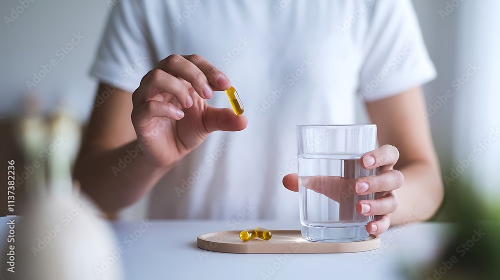 Girl Holding Pill Capsule with Glass of Water: Painkiller, Medicine, and Healthcare Concept, painkiller, medicine, stomach pain, health care, vitamin, drug, glass of water, Girl Holding Pill Capsule with Glass of Water: Painkiller, Medicine, and Healthcare Concept, painkiller, medicine, stomach pain, health care, vitamin, drug, glass of water,